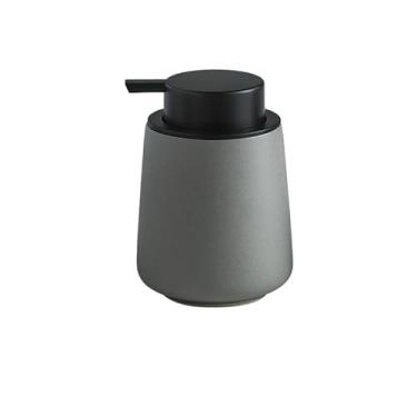 Imagem de Dispensador de sabão líquido para cozinha, garrafa de desinfetante de mãos de cerâmica, xampu de banheiro e garrafa de prensa de gel de banho, bomba dispensadora de sabão para banheiro (F)