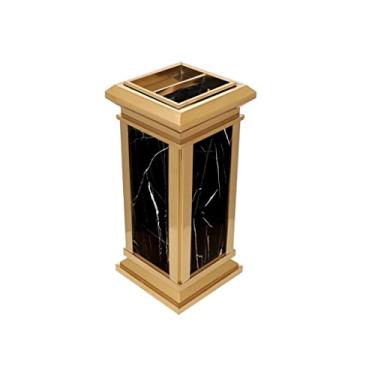 Imagem de Coluna de cinzeiro de aço inoxidável, caixote do lixo, cinzeiro vertical, exterior, caixote do lixo, corredor, interior, poste de tabuleiro, pilar de cinzas (A)