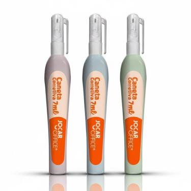 Imagem de Kit 3 Canetas Corretivo Caneta 7Ml - Jocar Office