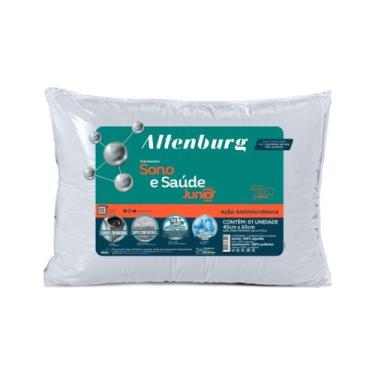 Imagem de Travesseiro Infantil Antialérgico Sono e Saúde Júnior 45x65cm Altenbur