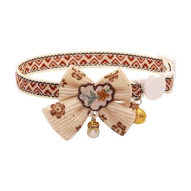 Imagem de Generic Coleira Elegante, Ajustável E Fofa com Laço para Gatos E Cachorros de Pequeno Porte.