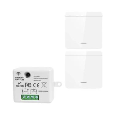Imagem de Interruptor De Painel De Parede Sem Fio Inteligente 433MHz 1/2/3 Gangu