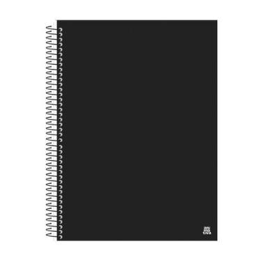 Imagem de Caderno Universitário Preto Capa Dura 15 Matérias 210 Folhas - ANIMATI