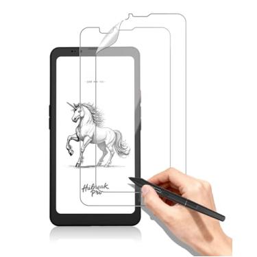 Imagem de Arxonis Pacote com 2 protetores de tela com toque de papel para tablet Bigme HiBreak Pro de 6,1 polegadas, filme PET fosco antirreflexo, antiimpressões digitais e resistente a arranhões para escrita e
