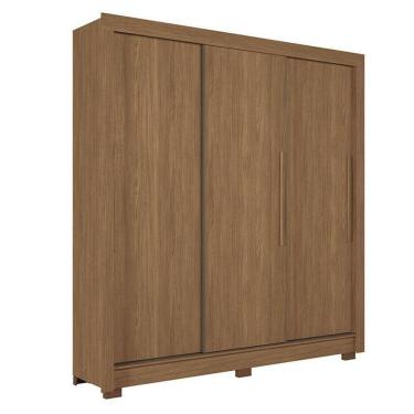 Imagem de Guarda Roupa Casal 3 Portas De Correr Maringá Jatobá - Santos Andirá