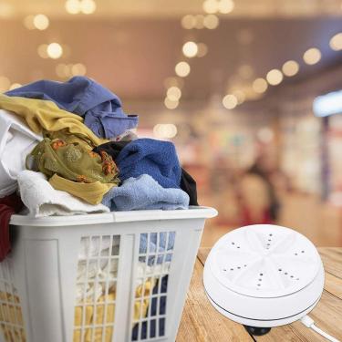 Imagem de Mini Máquina De Lavar Roupa Cucudy, Portátil, Turbina Arruela Ajustável, Cabo Usb