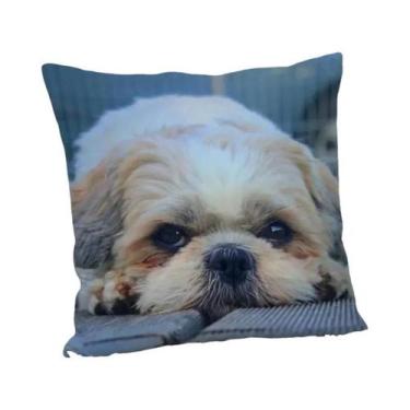 Imagem de Capa De Almofada Para Cachorro Shih Tzu, Capa Decorativa Moderna Para 