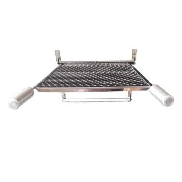 Imagem de Grelha Moeda Inox para Suporte Suspenso Churrasco Grelhas - INOX LAURI