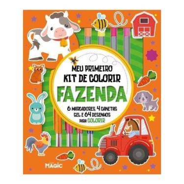 Imagem de Fazenda - Kit De Atividades Com Marcadores E Canetas Perfumadas