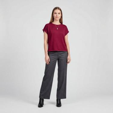 Imagem de Blusa Feminina Manga Cavada Infinita Cor Vermelho, P, Vermelho