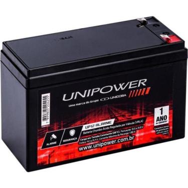 Imagem de Bateria Selada 12v 4ah Up12 Alarme Unipower [f002]