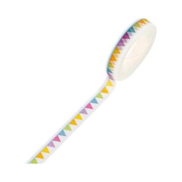 Imagem de Fita Washi Decorativa De Morangos E Tesouras De Amor 8mm X 10m Para Sc