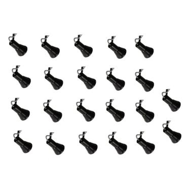 Imagem de Kit 22 Spot Trilho Perfilado Eletro calha Par20 Bulbo OL3