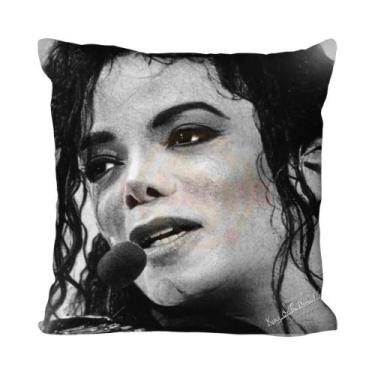 Imagem de Capa De Almofada Quadrada Personalizada Michael Jackson Super Star Com