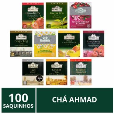 Imagem de Chá Inglês Ahmad Tea, 10 caixas com 10 saquinhos