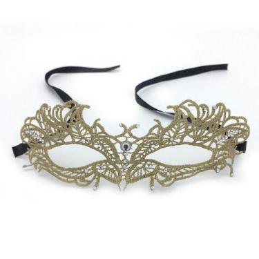 Imagem de Máscara Phoenix Cosplay, adereços de festa de Halloween, renda sexy - 