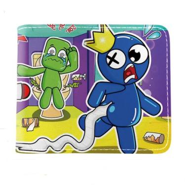 Imagem de Carteira Banbans Anime Leather de parede curta dobrável para crianças 