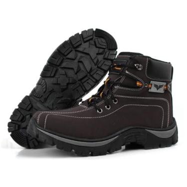 Imagem de Coturno Bota Masculino Adventure Trilha Trabalho Passeio Palmilha Gel 