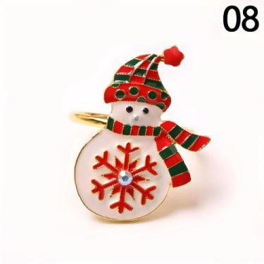 Imagem de Guirlanda De Sinos De Natal Com Papai Noel E Alce, Suportes De Metal P