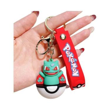 Imagem de Chaveiro De Silicone Pokémon Para Crianças: Pikachu, Charmander, Squir