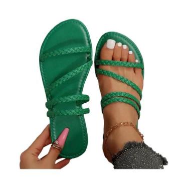 Imagem de Sandálias Femininas Elegantes Antiderrapantes De Dedo Aberto Confortáv