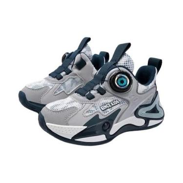 Imagem de Tênis Casuais De Couro Para Meninos E Meninas, Moda Infantil, Calçados