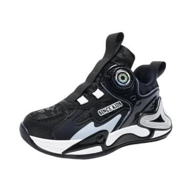 Imagem de Tênis Casuais De Couro Para Meninos E Meninas, Moda Infantil, Calçados