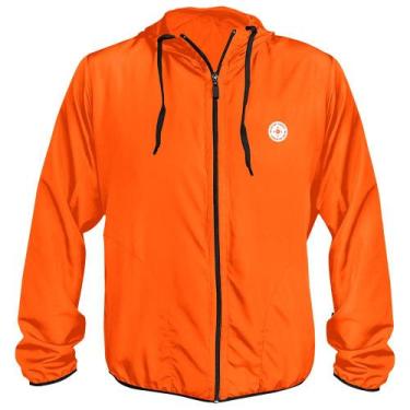 Imagem de Jaqueta Corta Vento Masculino Orange Light Retro WSS Brasil, Laranja, 