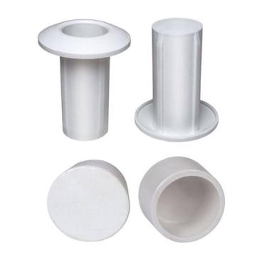 Imagem de Kit 8 Chumbador Canopla e 8 Borrachas Para Escada De Piscina