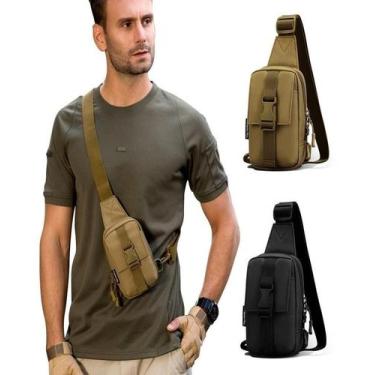 Imagem de Bolsa Transversal Shoulderbag Masculina Resistente Para Presente - ALW