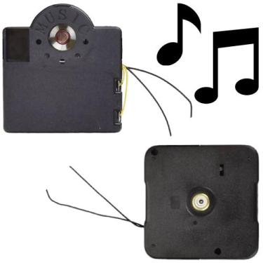 Imagem de Máquina para Relógio de Parede Musical sem Pêndulo Tic-Tac - Rei Dos E