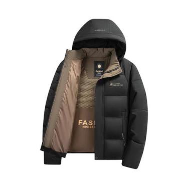 Imagem de Jaqueta De Algodão Grossa E Quente Para O Inverno Masculina, Casual, P