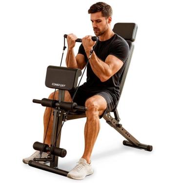 Imagem de Banco de Exercícios Consport Equipamento 10 em 1 Compacto para Academia e Residencial-Unissex