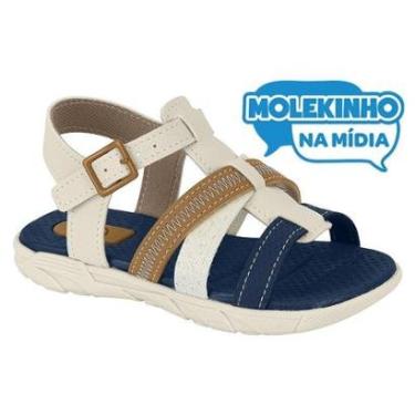 Imagem de Sandália Infantil Babe Molekinho com Fivela Regulável-Masculino