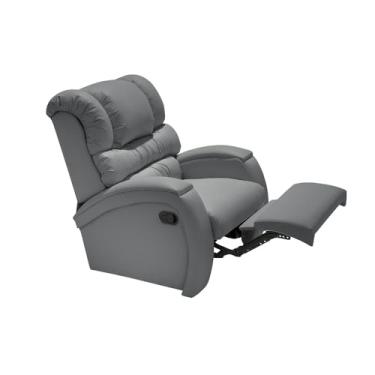 Imagem de Poltrona Cadeira Reclinável Imperial Zero Wall Papai Estética Cílios Sobrancelha Soft Sala Descanso (Cinza)