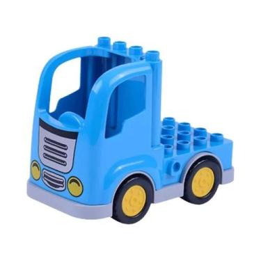 Imagem de Blocos De Montar Grandes Carro Esportivo Ônibus Jipe Caminhão Compatív