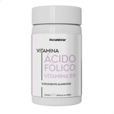Imagem de Ácido Fólico Ativo 60 Cápsulas Gestante 1000ug Vitamina B9 Suplemento 