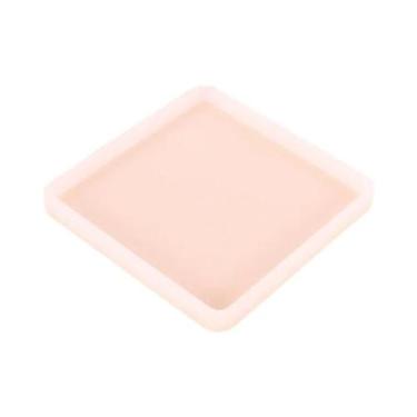 Imagem de Molde De Silicone DIY Para Porta-Copos De Resina: Redondo, Quadrado, R