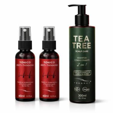 Imagem de Kit Regency Cabelo e Barba, 1 Shampoo Tea Tree Scalp Care mais 2 Tônic