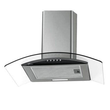 Imagem de Coifa de Parede Fischer Talent Fit 60cm Inox e Vidro com Exaustor Depurador e Led Inox 220V