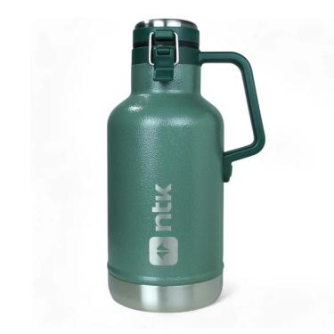 Imagem de Garrafa Térmica Growler 1,9L Em Aço Inox Verde Nautika