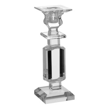 Imagem de CASTIÇAL 21x6x6cm CRISTAL TRANSPARENTE