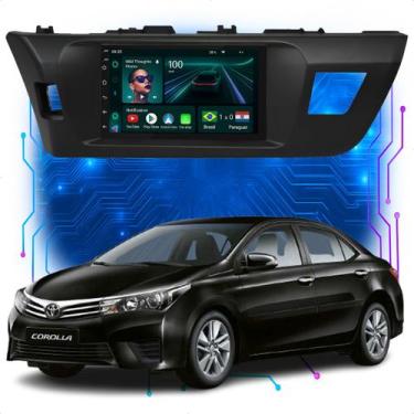 Imagem de Kit Multimídia Android 4/64GB 7p Corolla 2015 a 2017 Wifi - Ecarshop