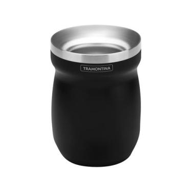 Imagem de Cuia Térmica Tramontina Preta 240 ml, Preto