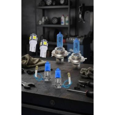 Imagem de Kit Lâmpadas Super Branca H4 H3 T10 LED 6000K - Congratulations Store
