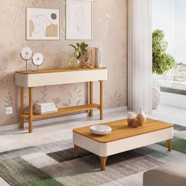 Imagem de Kit Aparador Para Sala Fontana Com Mesa De Centro Ceci Orgânico B01 Of