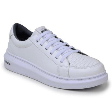 Imagem de Tênis Masculino Casual Solado Alto Couro Legitimo-Masculino