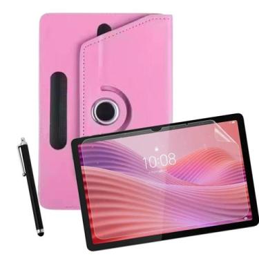 Imagem de Kit Capa Giratória 10 + Película Hidrogel + Caneta Touch - - DaiCommer