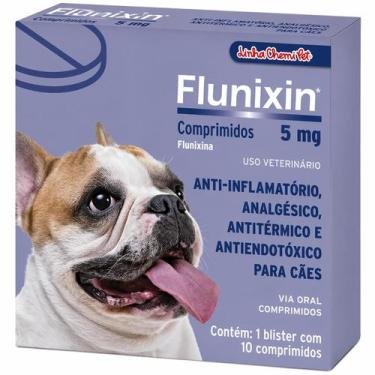 Imagem de Flunixin comprimidos flunixina 5mg 10 comprimidos - CHERMIPET