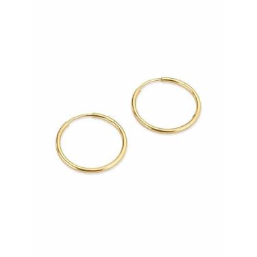 Imagem de Brinco Argola Ouro 18k - 0.57 - Roishi Alianças
